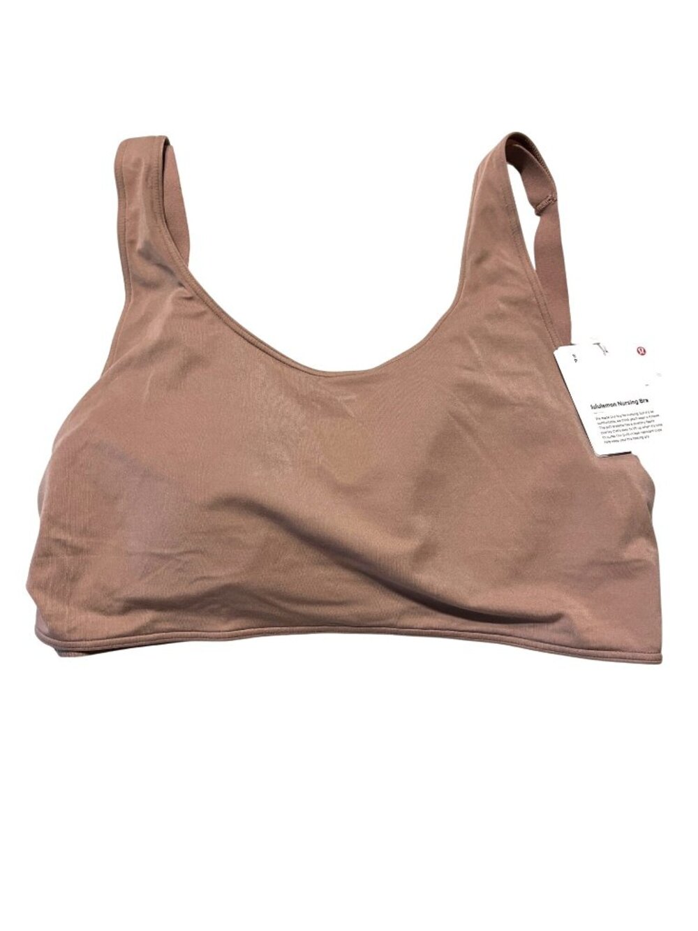 Lululemon Nursing Bra Twilight Rose Leak-Resistant Cups Soft Stretch Fabric
